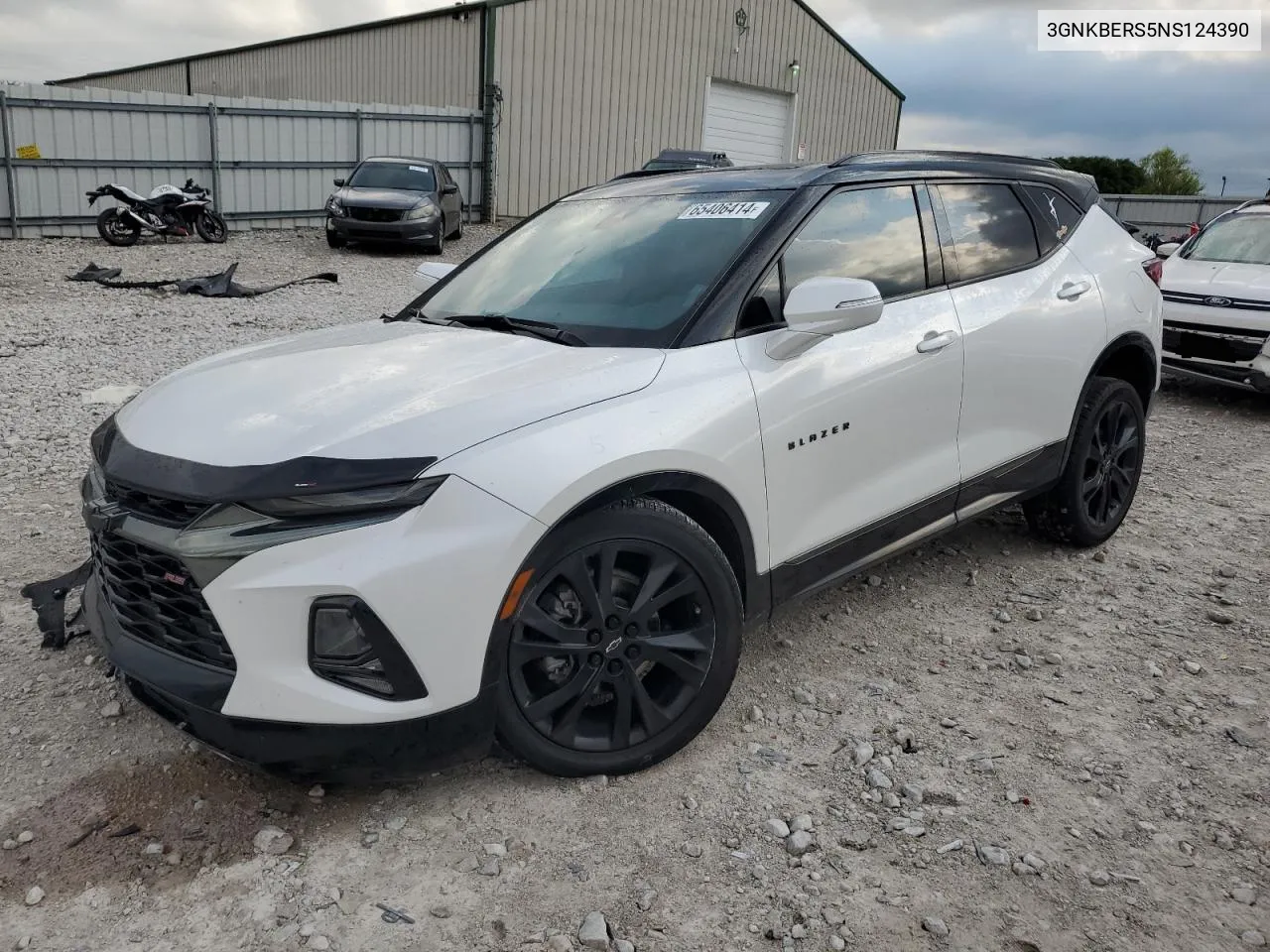 2022 Chevrolet Blazer Rs VIN: 3GNKBERS5NS124390 Lot: 65406414