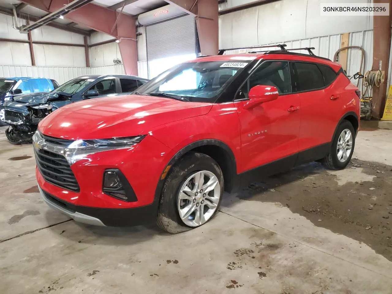 2022 Chevrolet Blazer 2Lt VIN: 3GNKBCR46NS203296 Lot: 68234824