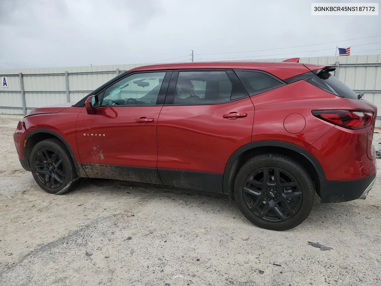 2022 Chevrolet Blazer 2Lt VIN: 3GNKBCR45NS187172 Lot: 70902464