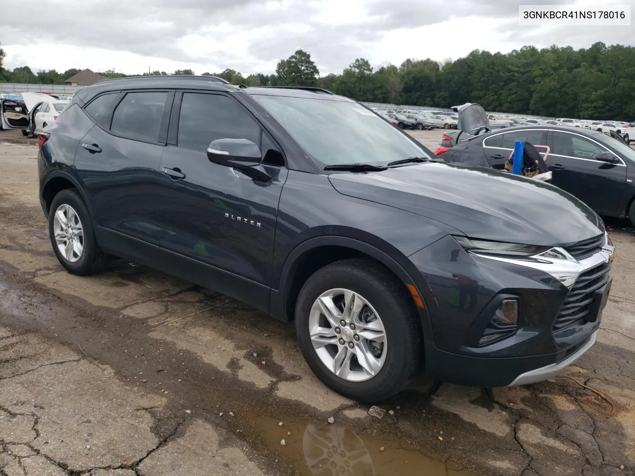 2022 Chevrolet Blazer 2Lt VIN: 3GNKBCR41NS178016 Lot: 71383494