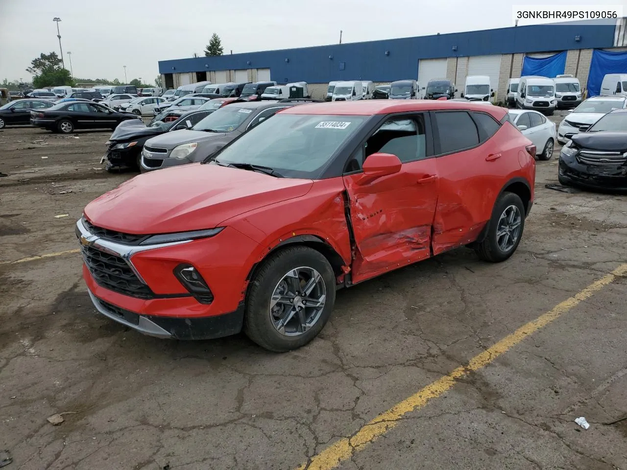 2023 Chevrolet Blazer 2Lt VIN: 3GNKBHR49PS109056 Lot: 55114034