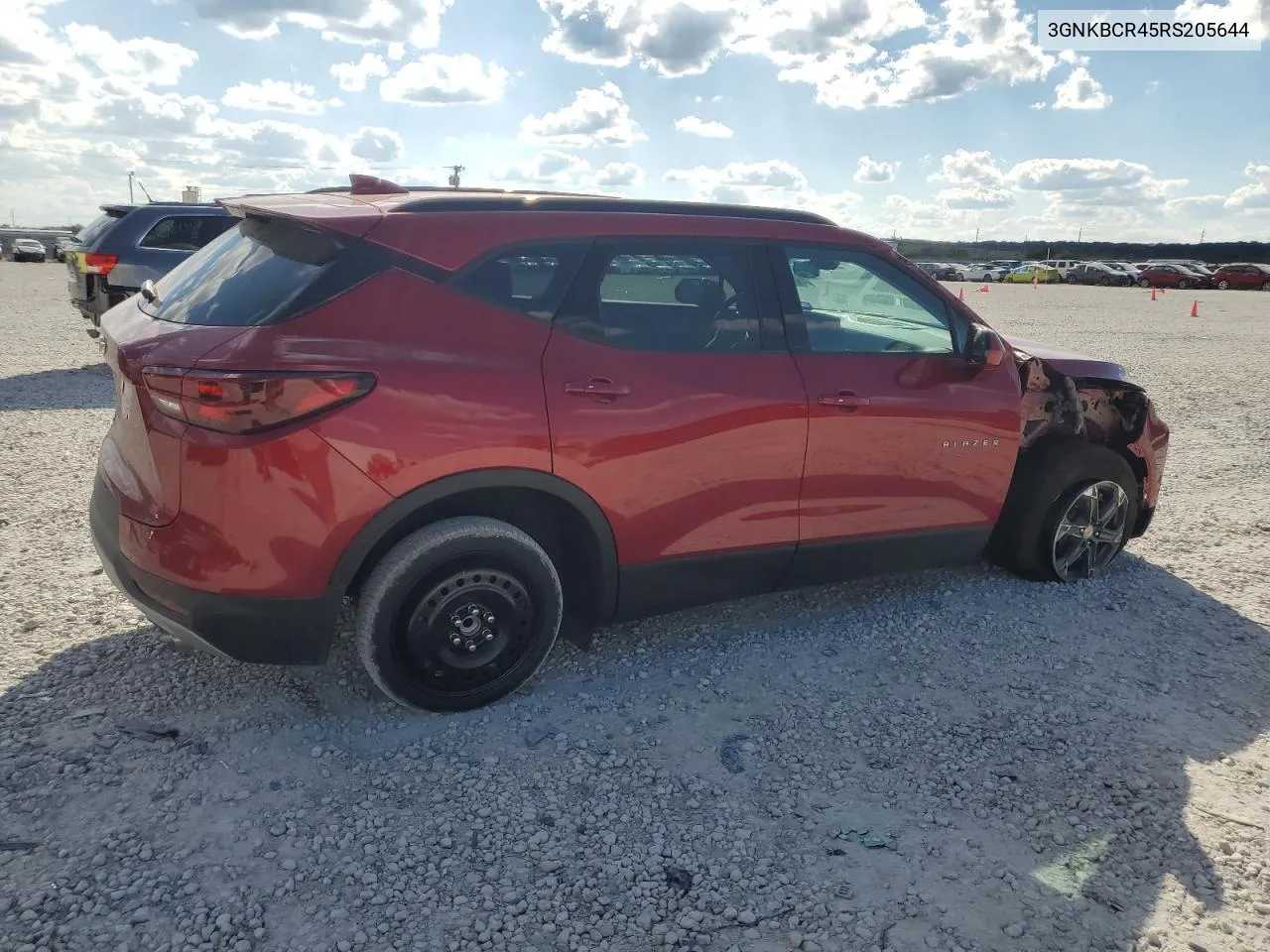 2024 Chevrolet Blazer 2Lt VIN: 3GNKBCR45RS205644 Lot: 71278024