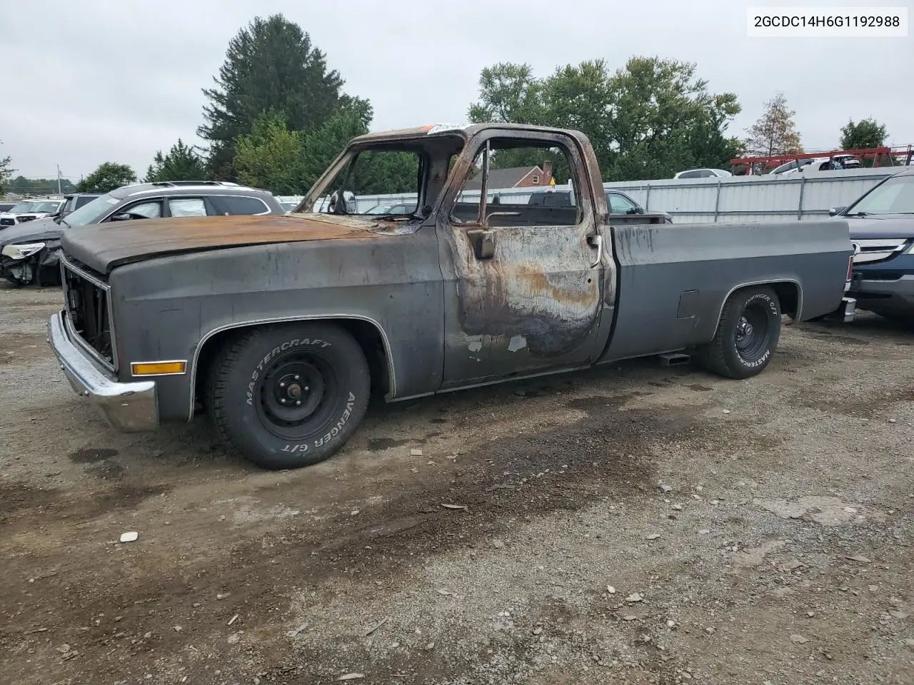 2GCDC14H6G1192988 1986 Chevrolet C10