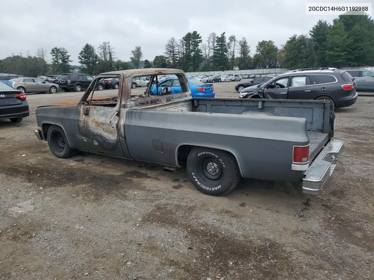 2GCDC14H6G1192988 1986 Chevrolet C10