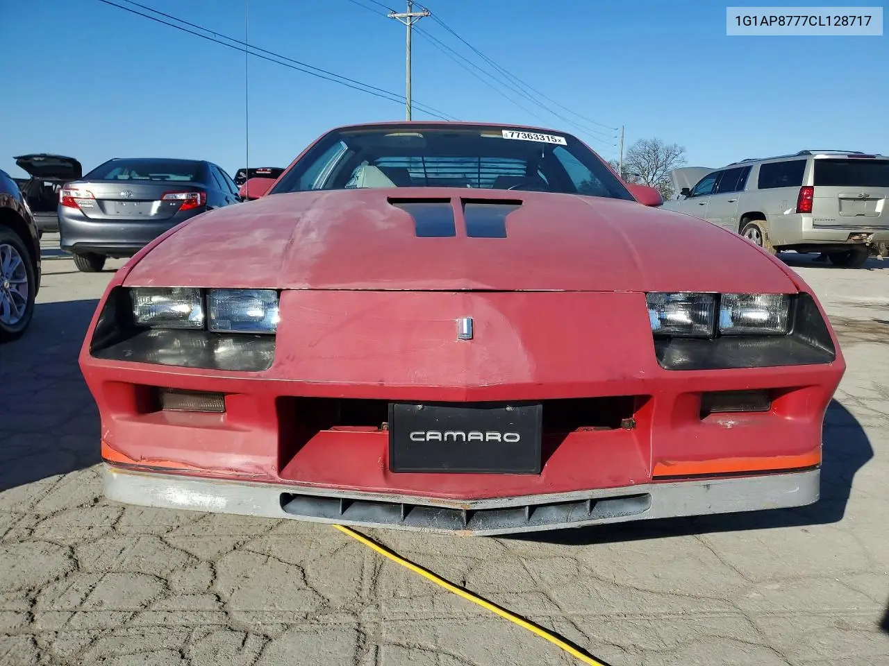 1G1AP8777CL128717 1982 Chevrolet Camaro
