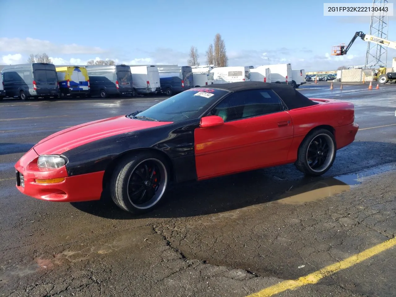 2002 Chevrolet Camaro VIN: 2G1FP32K222130443 Lot: 86581794