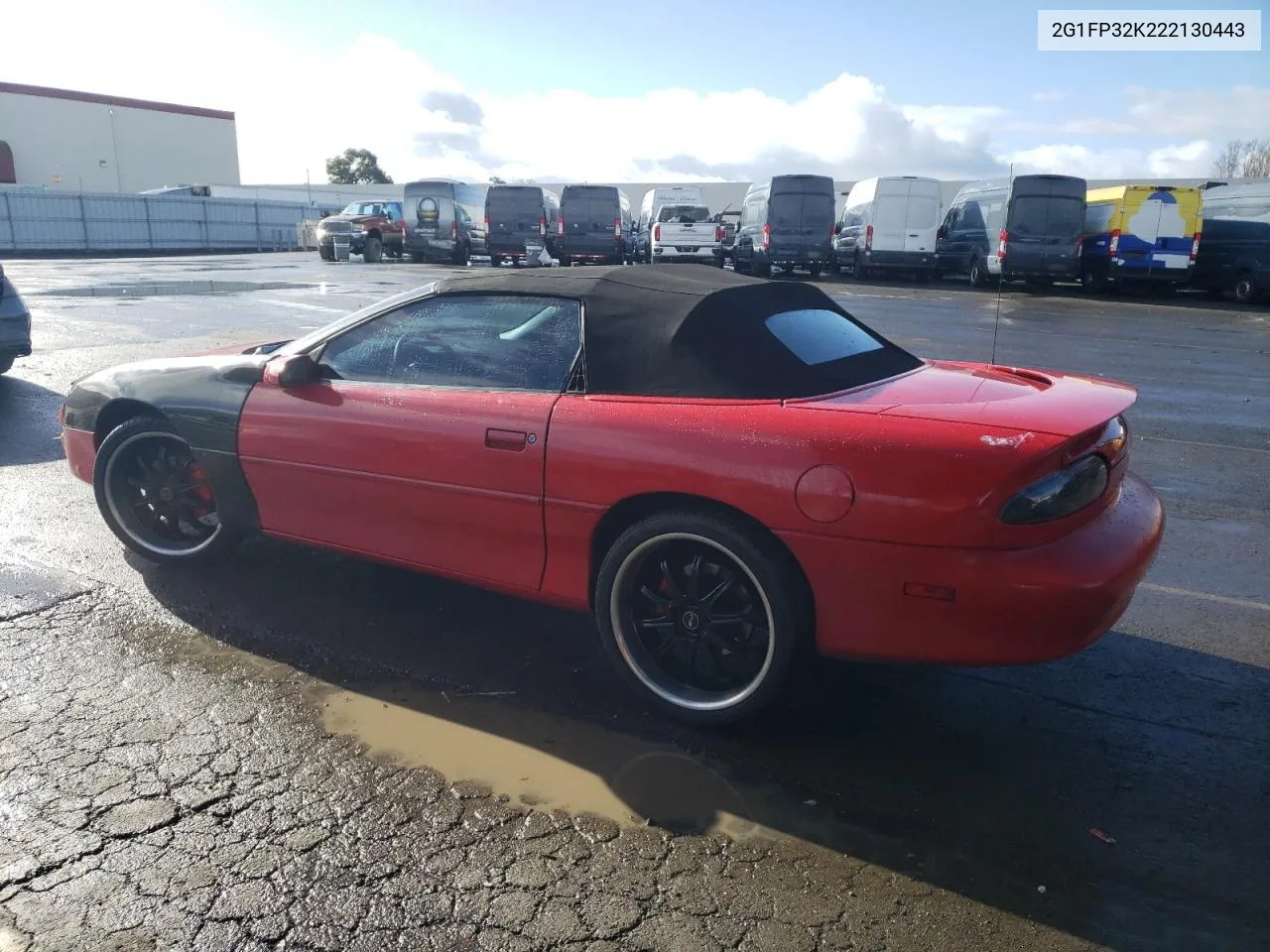 2002 Chevrolet Camaro VIN: 2G1FP32K222130443 Lot: 86581794