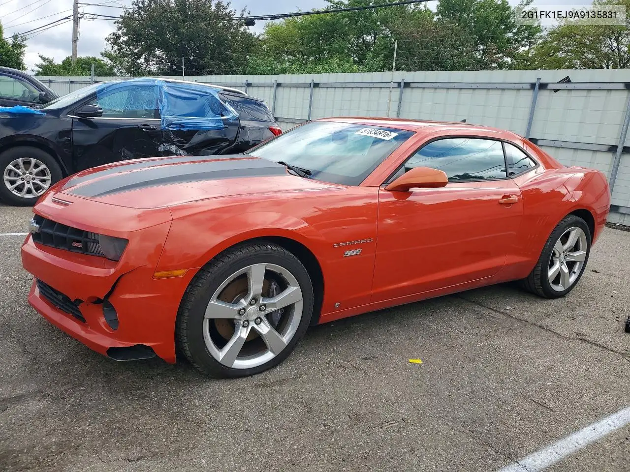 2G1FK1EJ9A9135831 2010 Chevrolet Camaro Ss
