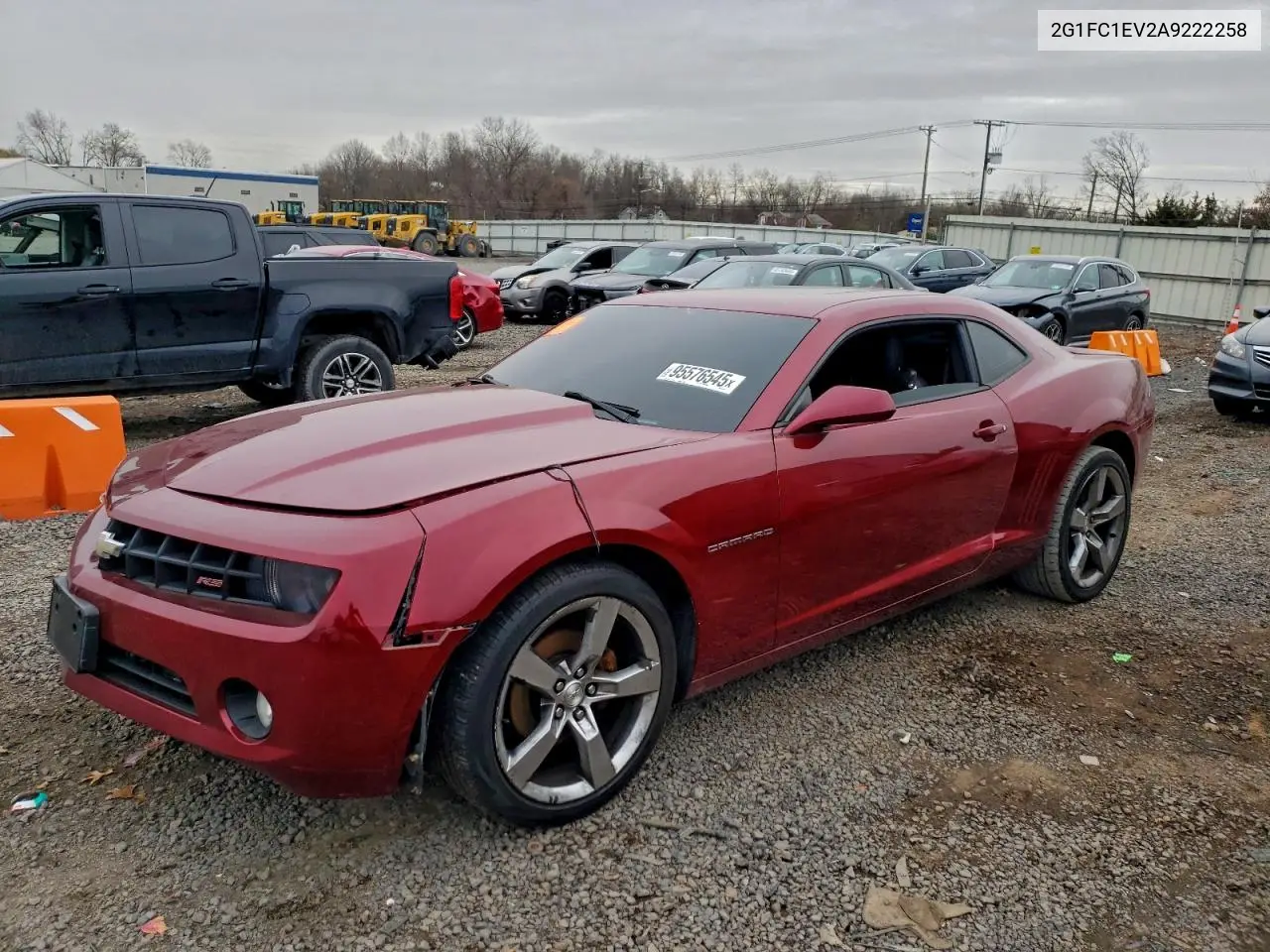 2G1FC1EV2A9222258 2010 Chevrolet Camaro Lt