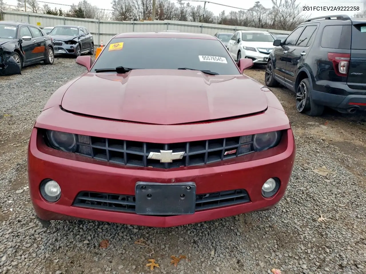 2G1FC1EV2A9222258 2010 Chevrolet Camaro Lt