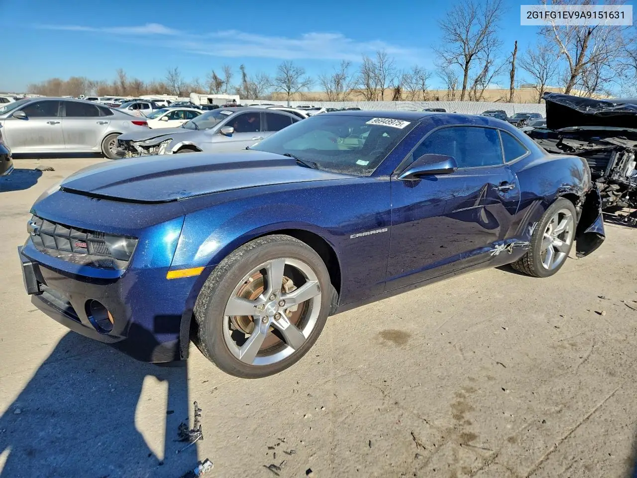2G1FG1EV9A9151631 2010 Chevrolet Camaro Lt