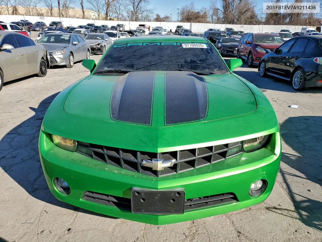 2G1FB1EV7A9211436 2010 Chevrolet Camaro Lt