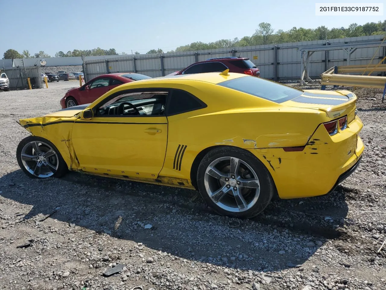 2012 Chevrolet Camaro Lt VIN: 2G1FB1E33C9187752 Lot: 71657194