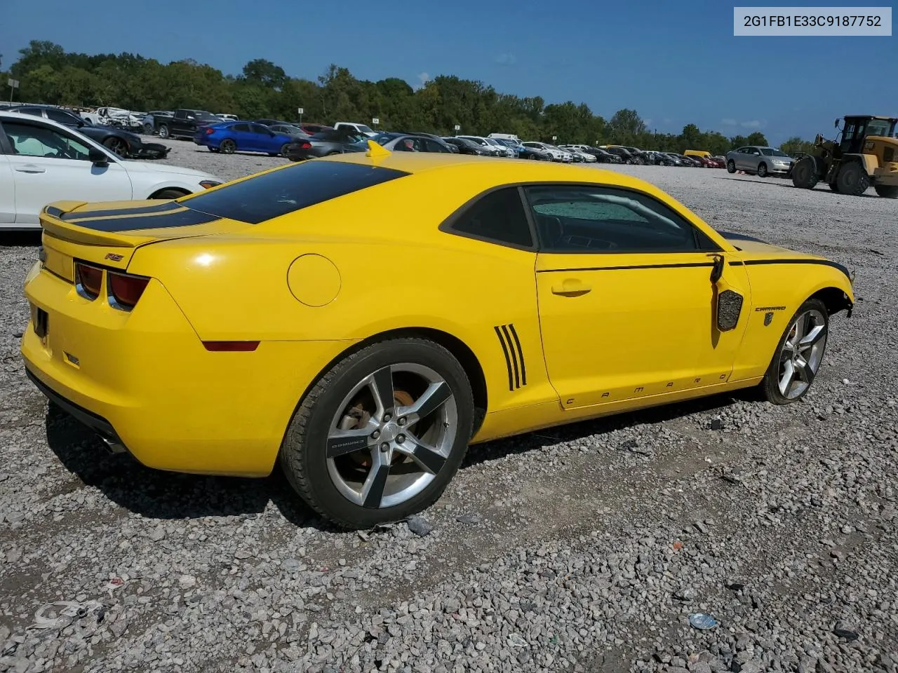 2012 Chevrolet Camaro Lt VIN: 2G1FB1E33C9187752 Lot: 71657194