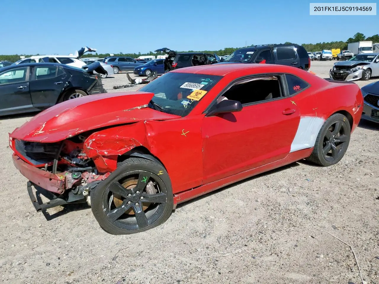 2G1FK1EJ5C9194569 2012 Chevrolet Camaro 2Ss