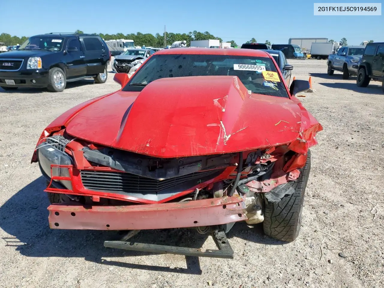 2G1FK1EJ5C9194569 2012 Chevrolet Camaro 2Ss