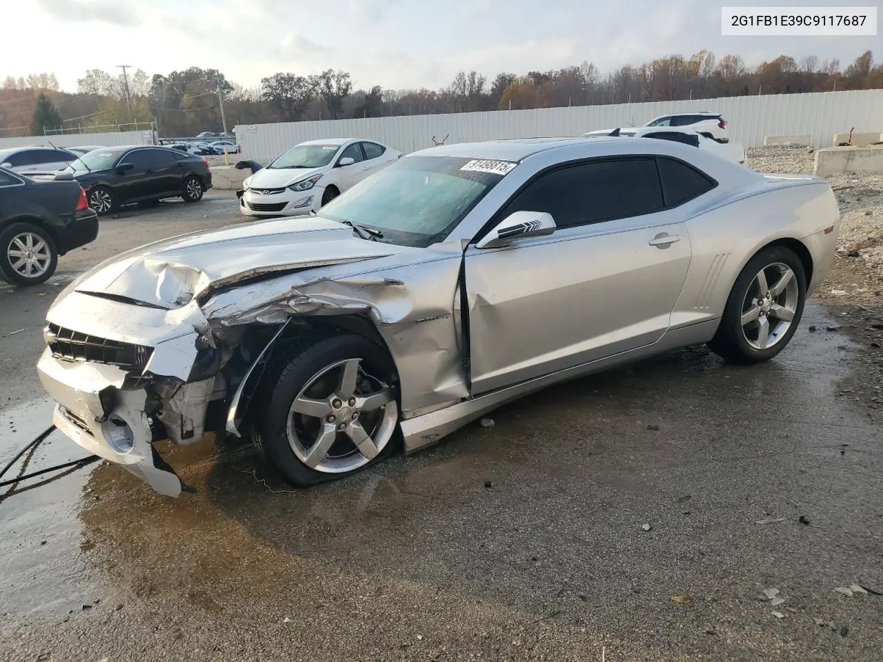 2G1FB1E39C9117687 2012 Chevrolet Camaro Lt