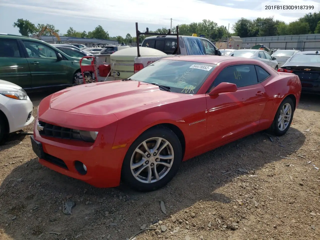 2013 Chevrolet Camaro Lt VIN: 2G1FB1E30D9187399 Lot: 54479952