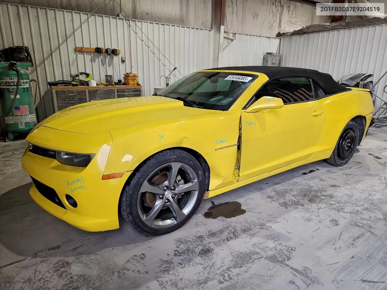 2G1FB3D37E9204519 2014 Chevrolet Camaro Lt