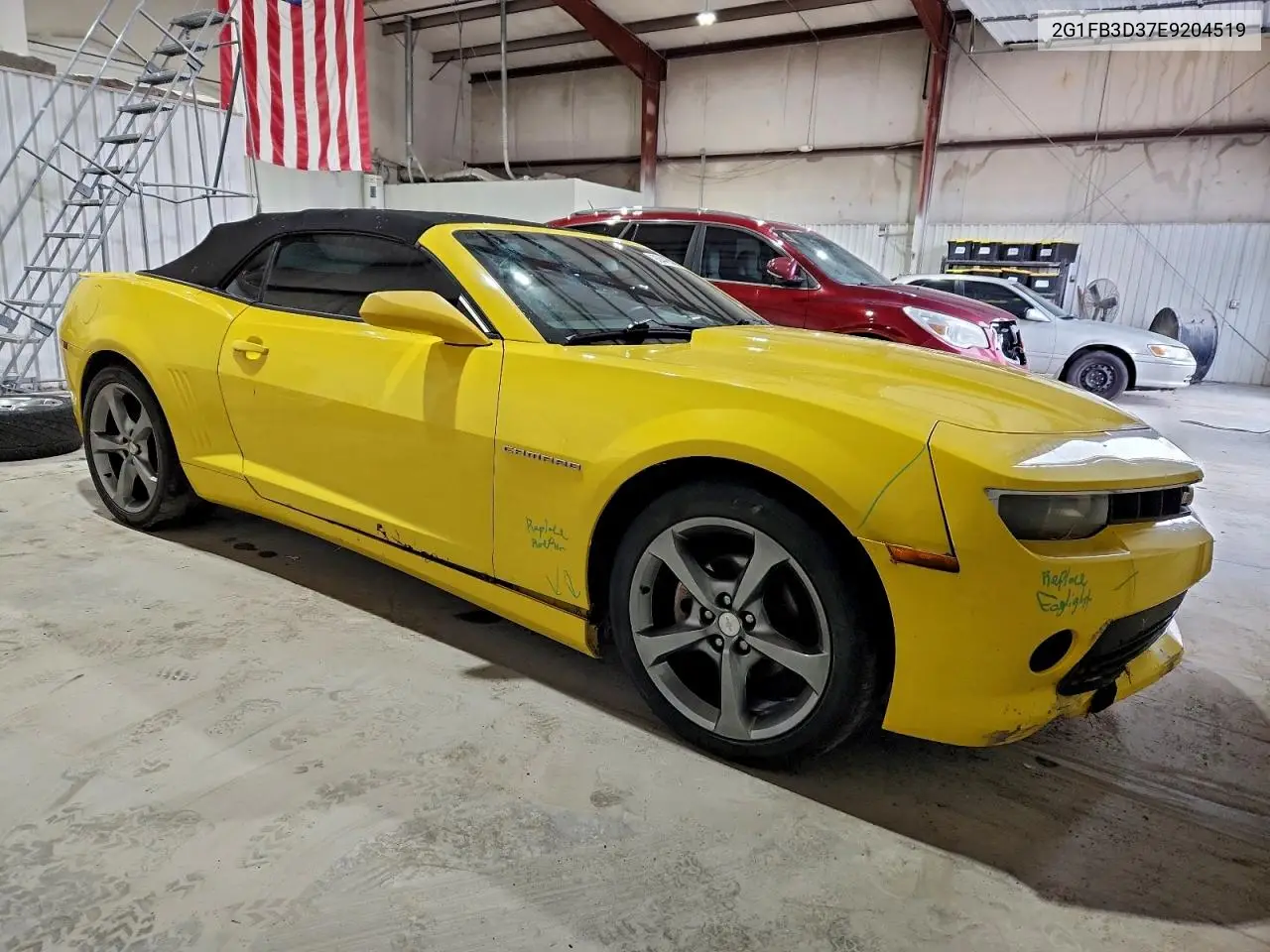 2G1FB3D37E9204519 2014 Chevrolet Camaro Lt