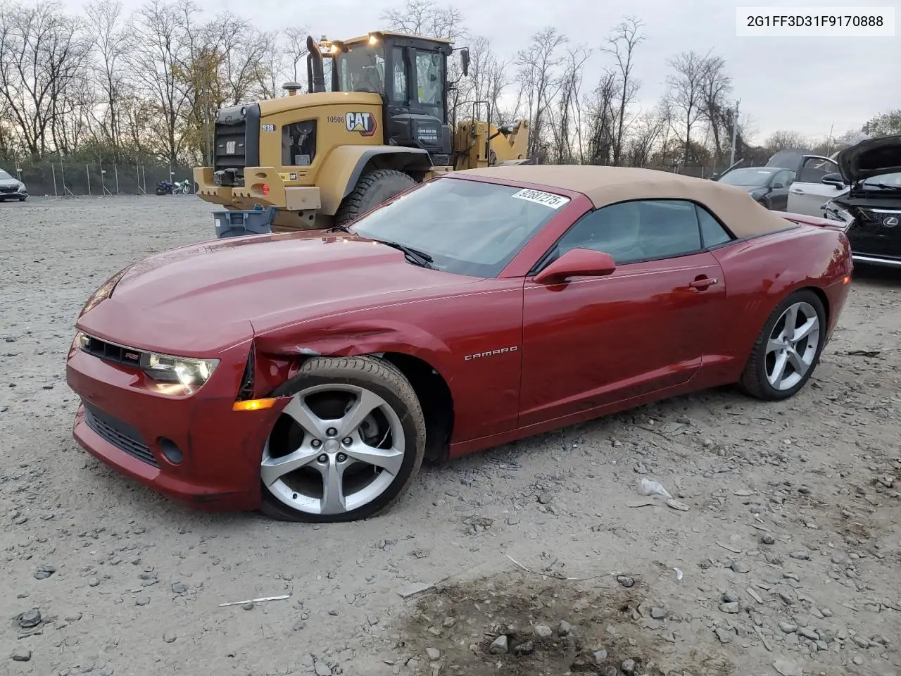 2G1FF3D31F9170888 2015 Chevrolet Camaro Lt