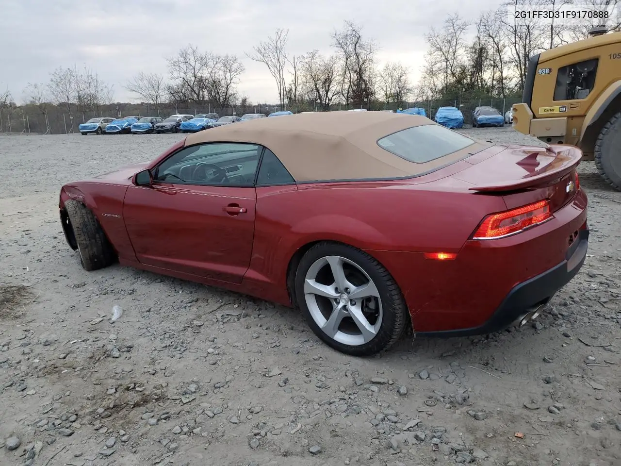2G1FF3D31F9170888 2015 Chevrolet Camaro Lt