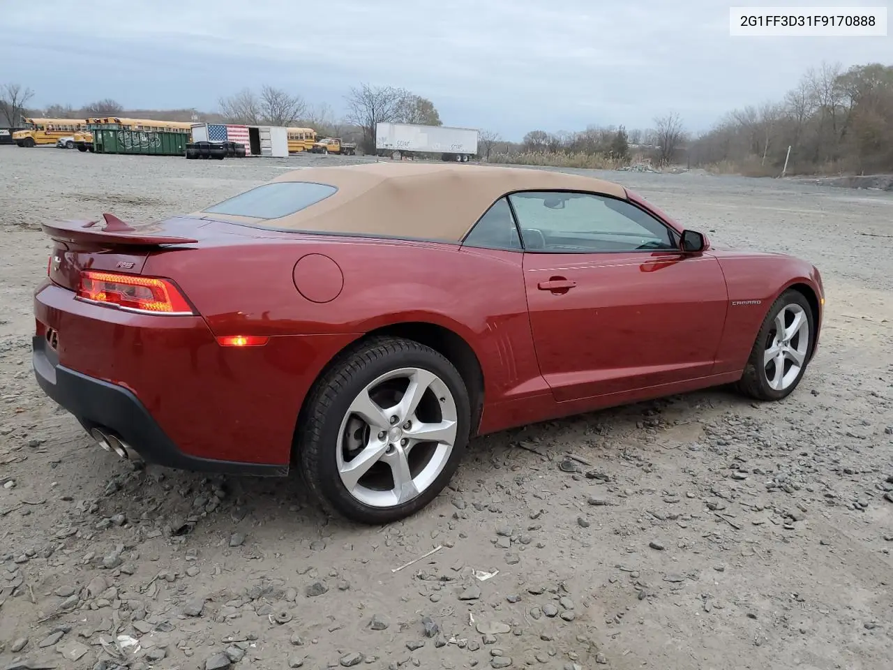 2G1FF3D31F9170888 2015 Chevrolet Camaro Lt