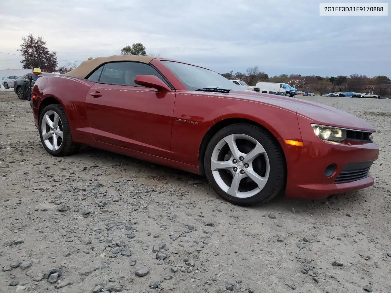 2G1FF3D31F9170888 2015 Chevrolet Camaro Lt