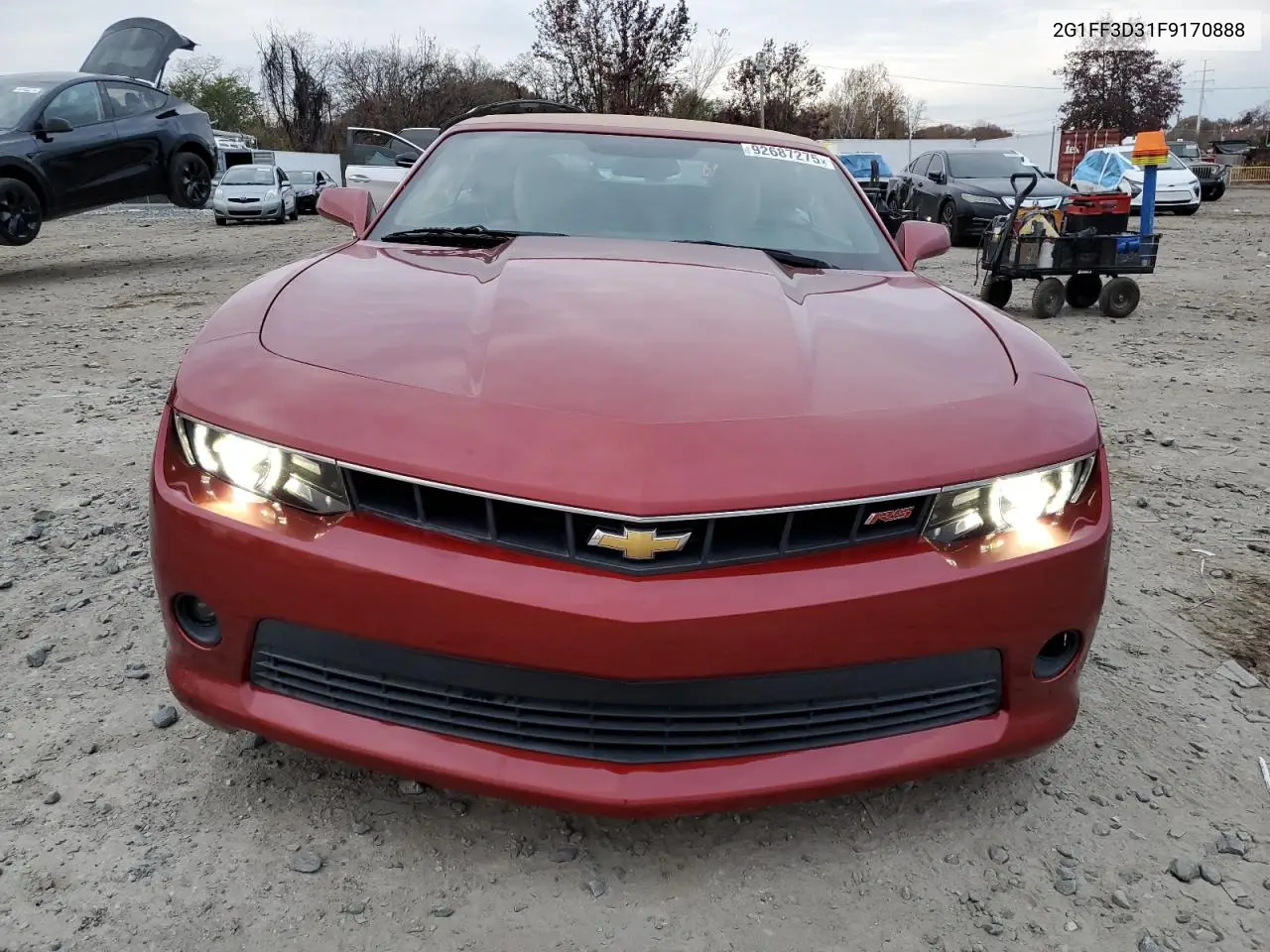 2G1FF3D31F9170888 2015 Chevrolet Camaro Lt