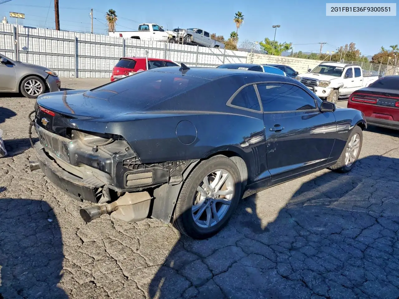 2G1FB1E36F9300551 2015 Chevrolet Camaro Ls