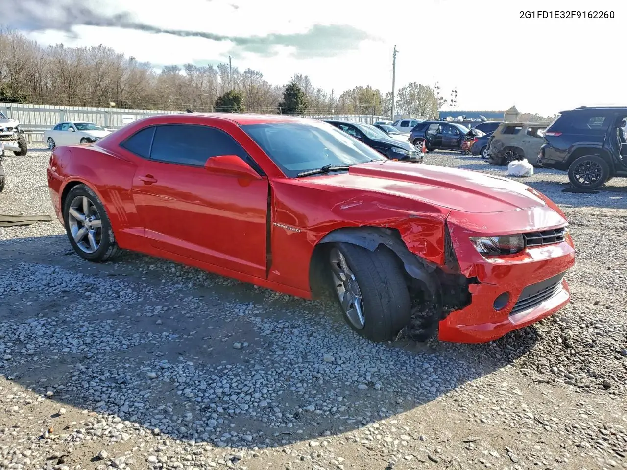 2G1FD1E32F9162260 2015 Chevrolet Camaro Lt