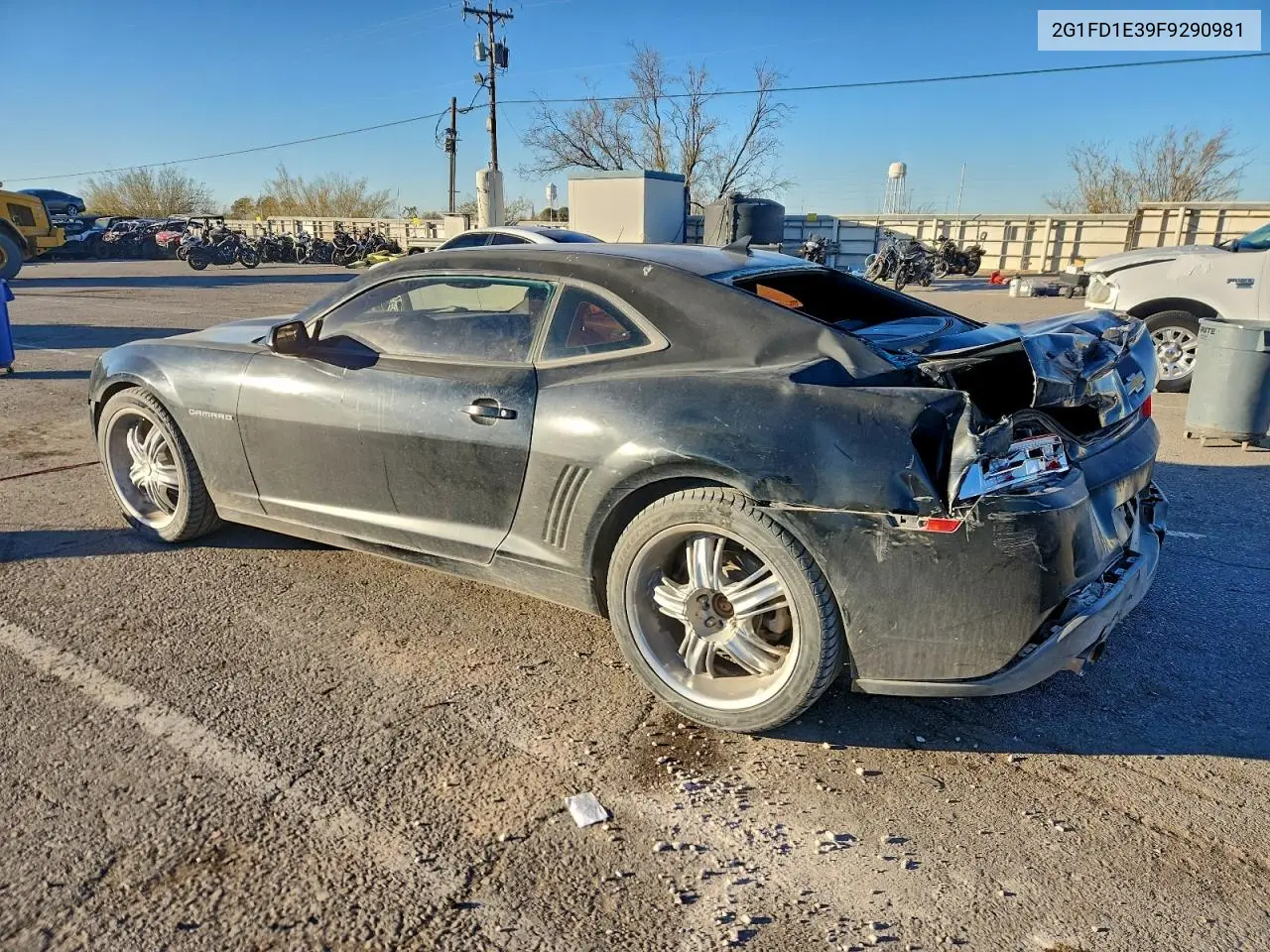 2G1FD1E39F9290981 2015 Chevrolet Camaro Lt