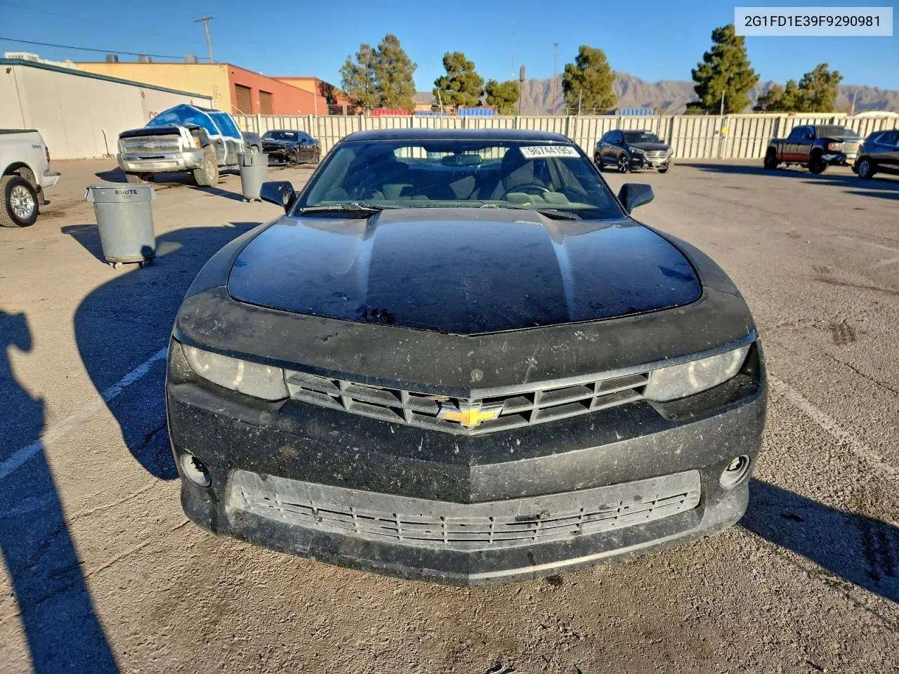 2G1FD1E39F9290981 2015 Chevrolet Camaro Lt