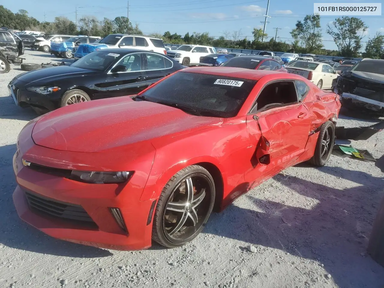 1G1FB1RS0G0125727 2016 Chevrolet Camaro Lt