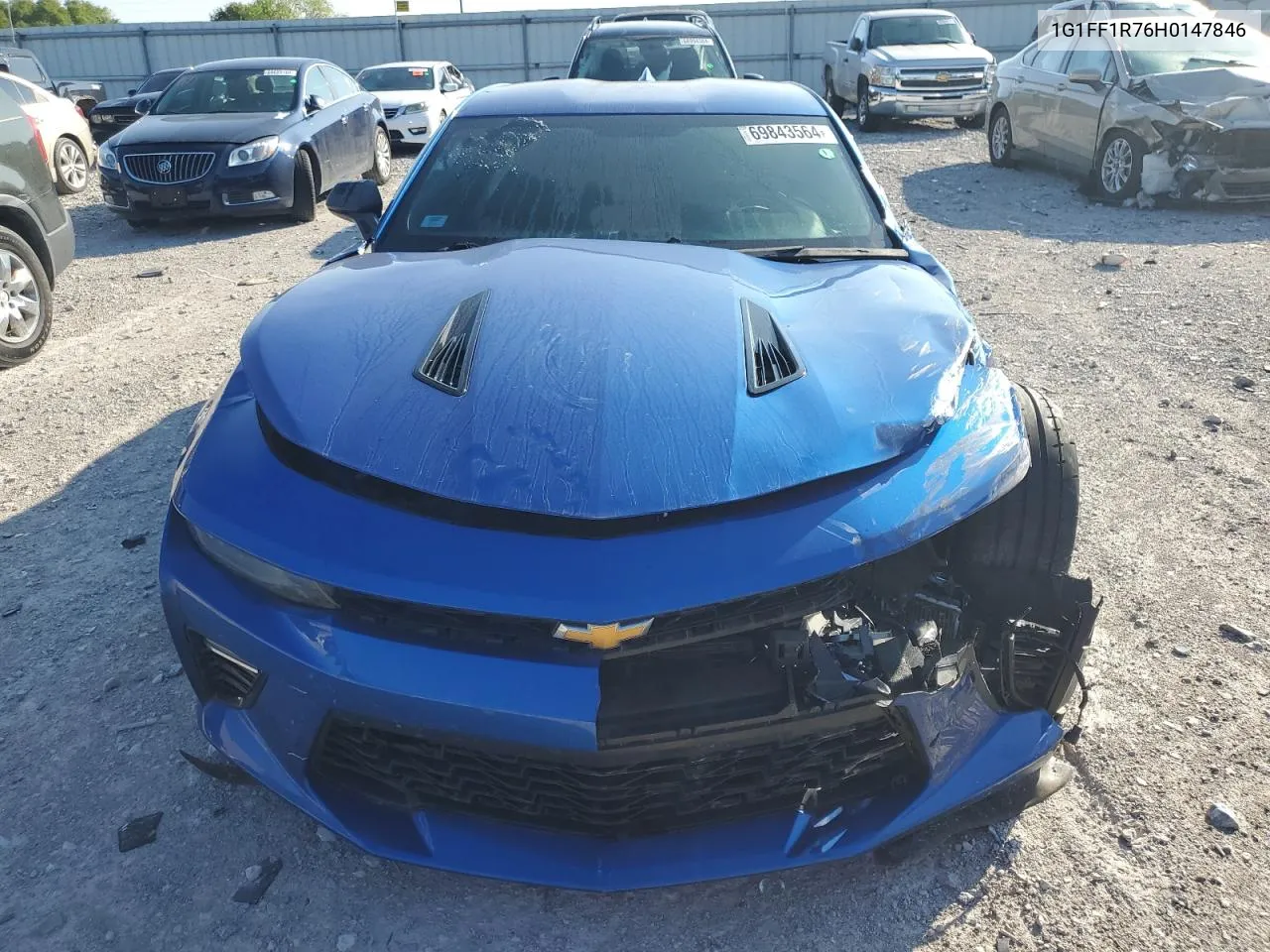 1G1FF1R76H0147846 2017 Chevrolet Camaro Ss