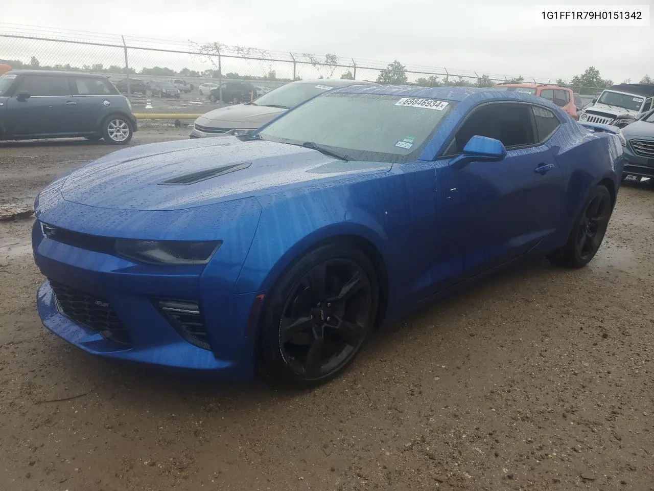 2017 Chevrolet Camaro Ss VIN: 1G1FF1R79H0151342 Lot: 69846934