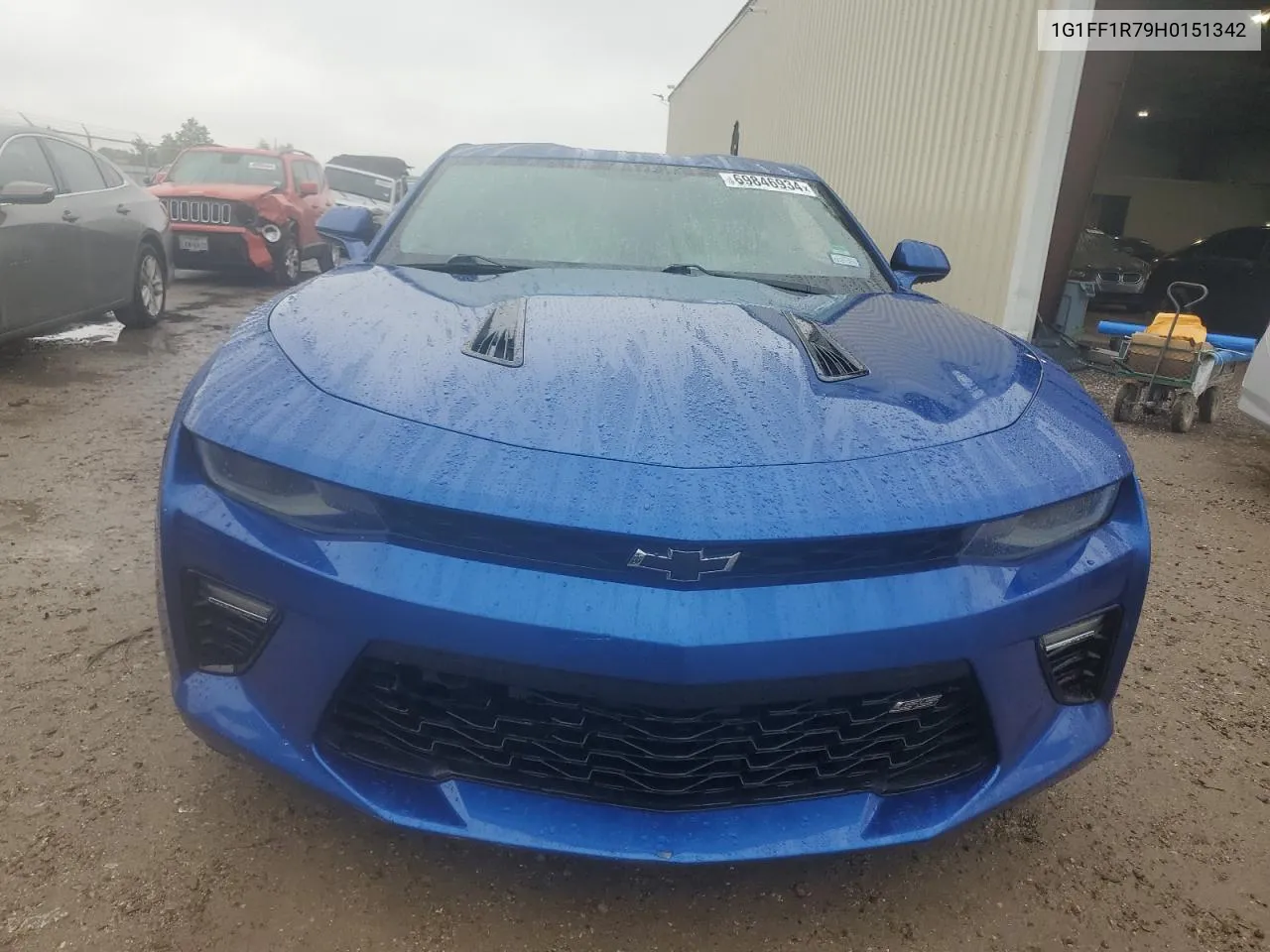 2017 Chevrolet Camaro Ss VIN: 1G1FF1R79H0151342 Lot: 69846934