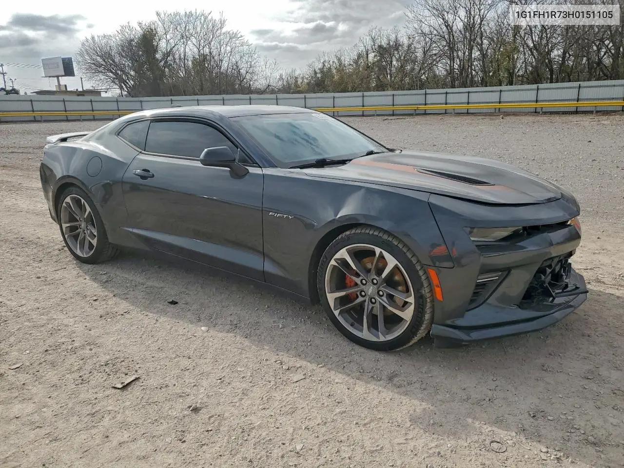 1G1FH1R73H0151105 2017 Chevrolet Camaro Ss
