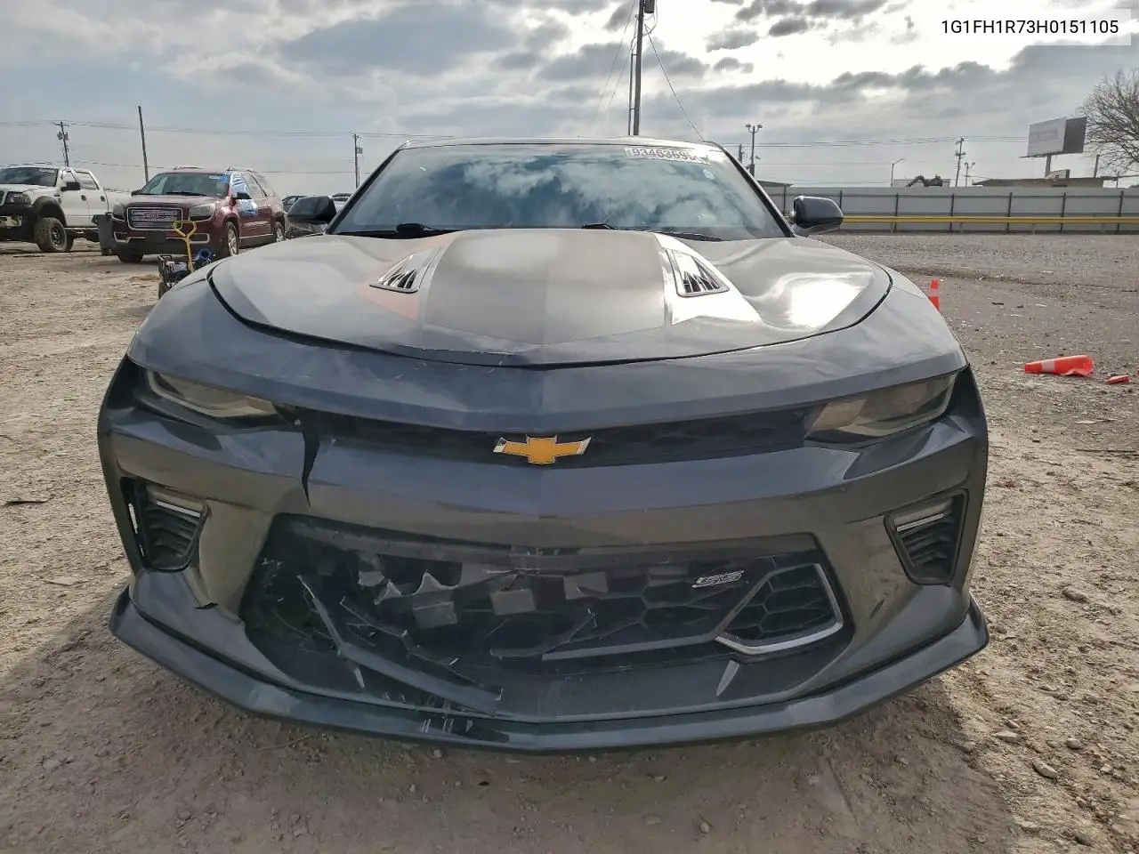 1G1FH1R73H0151105 2017 Chevrolet Camaro Ss