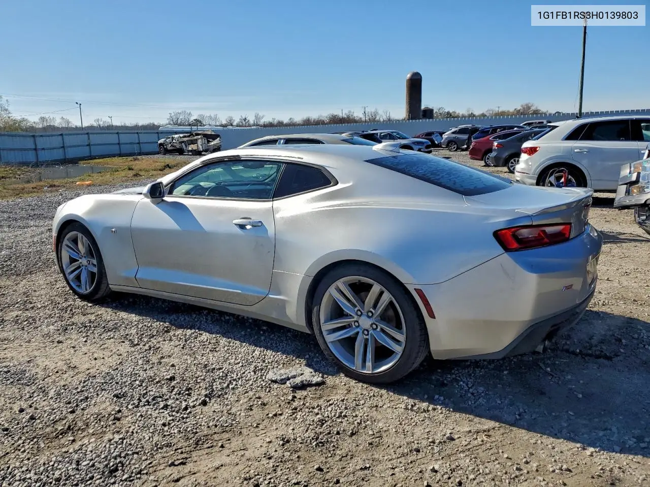 1G1FB1RS3H0139803 2017 Chevrolet Camaro Lt