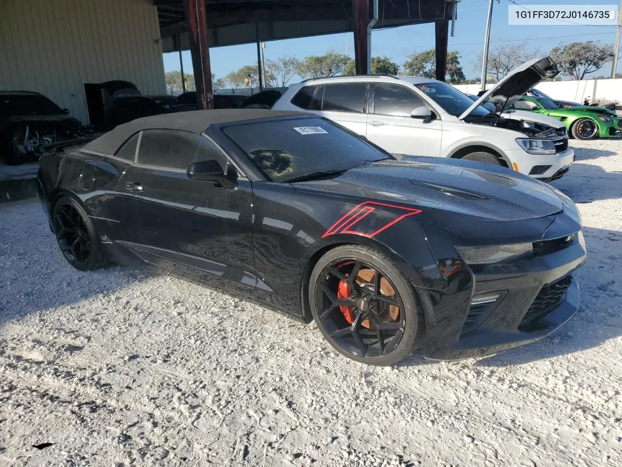 2018 Chevrolet Camaro Ss VIN: 1G1FF3D72J0146735 Lot: 45170905