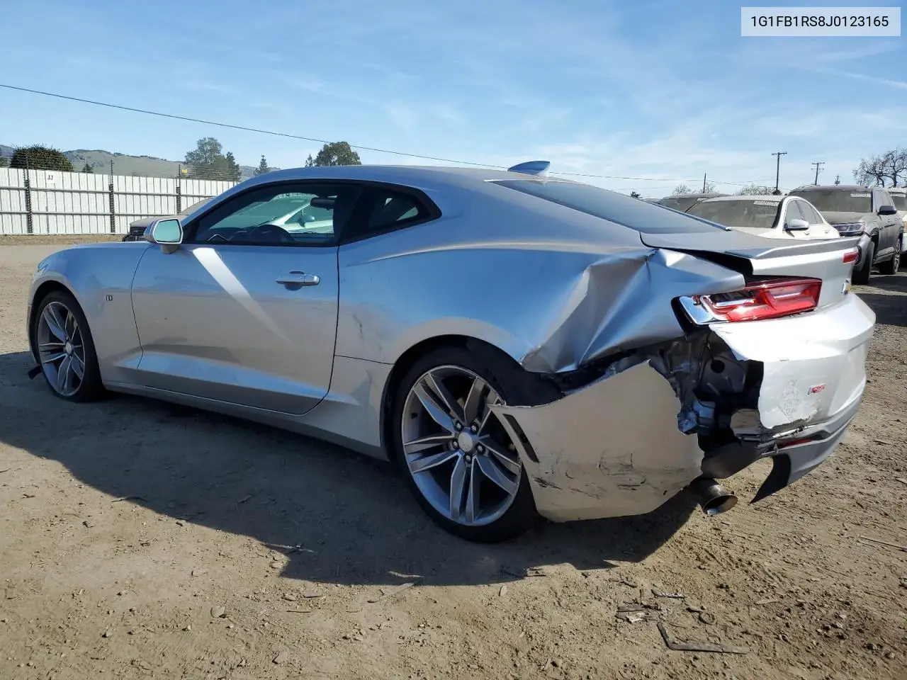 2018 Chevrolet Camaro Lt VIN: 1G1FB1RS8J0123165 Lot: 46526395