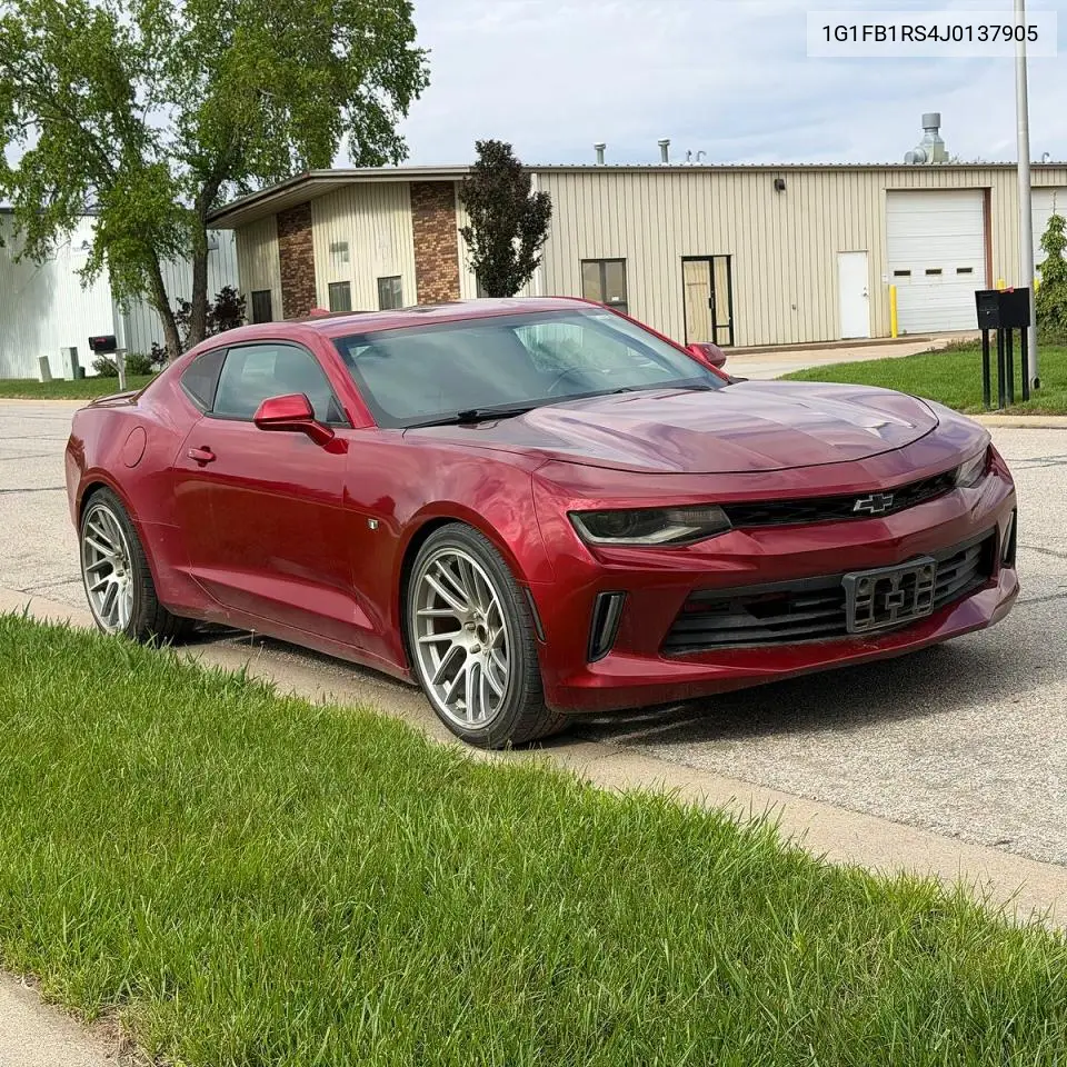 1G1FB1RS4J0137905 2018 Chevrolet Camaro Lt
