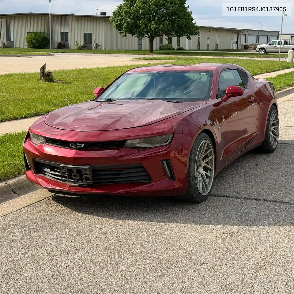 1G1FB1RS4J0137905 2018 Chevrolet Camaro Lt