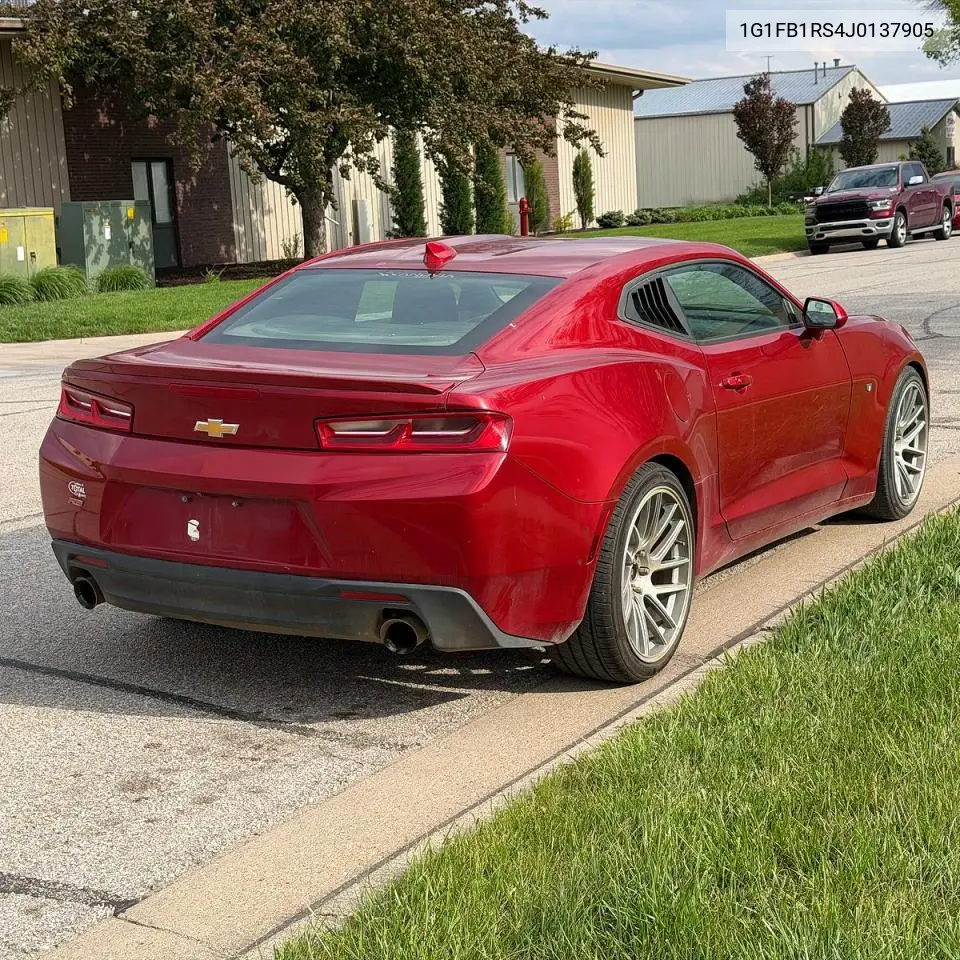 1G1FB1RS4J0137905 2018 Chevrolet Camaro Lt