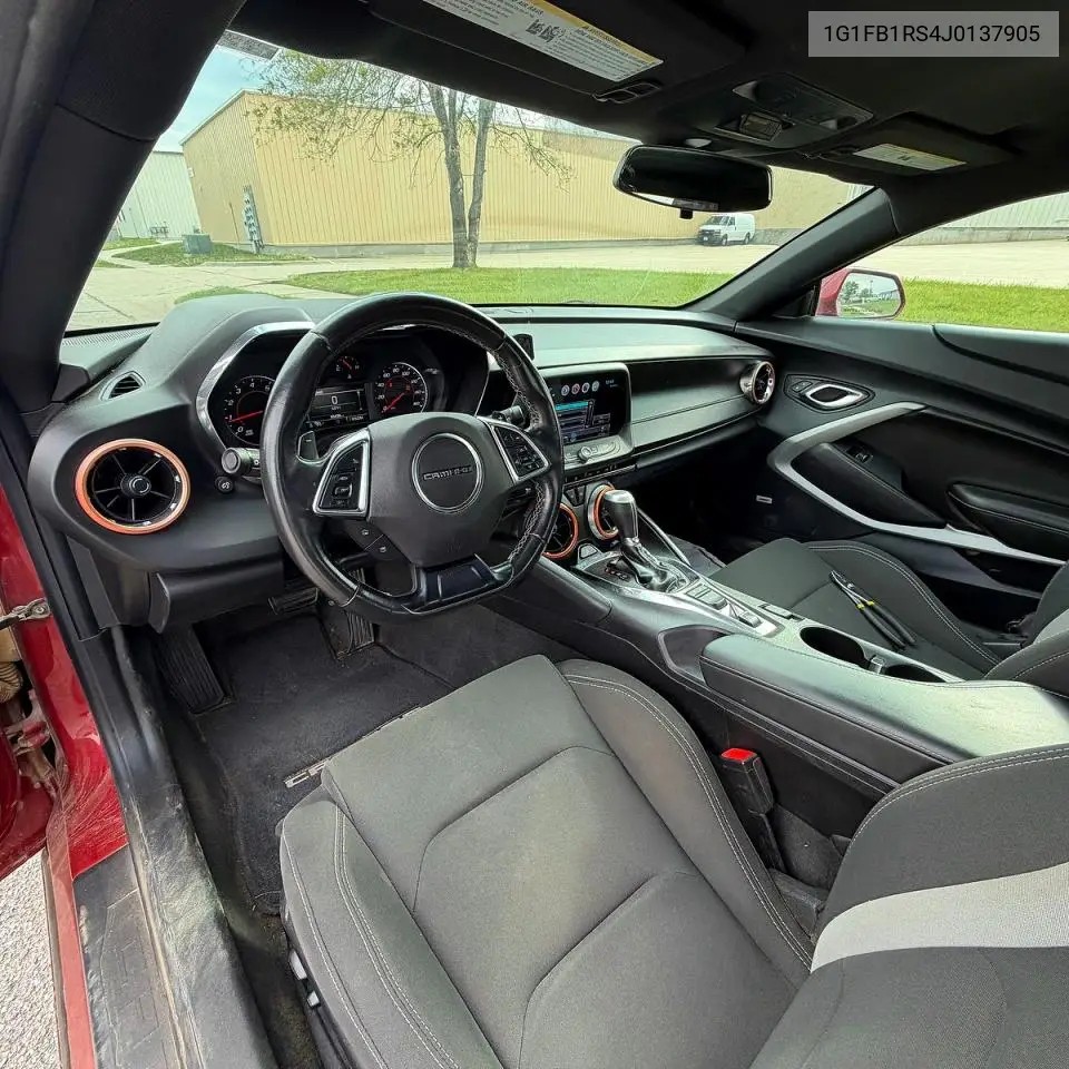 1G1FB1RS4J0137905 2018 Chevrolet Camaro Lt
