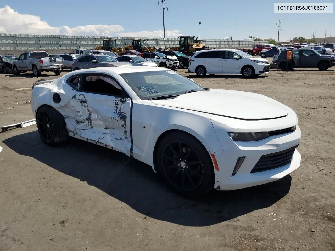 2018 Chevrolet Camaro Lt VIN: 1G1FB1RS6J0186071 Lot: 71107344