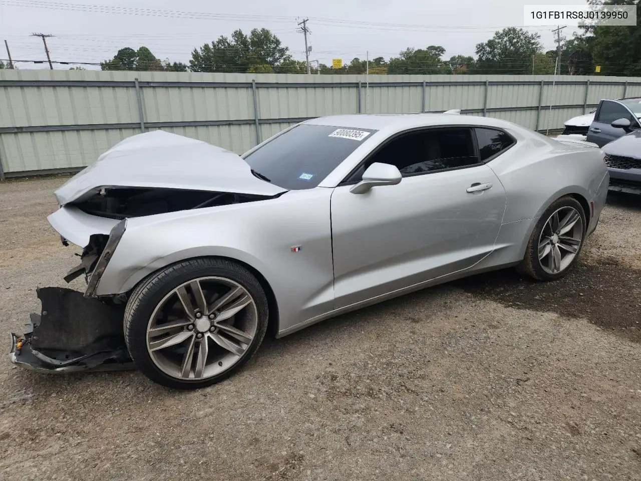 1G1FB1RS8J0139950 2018 Chevrolet Camaro Lt