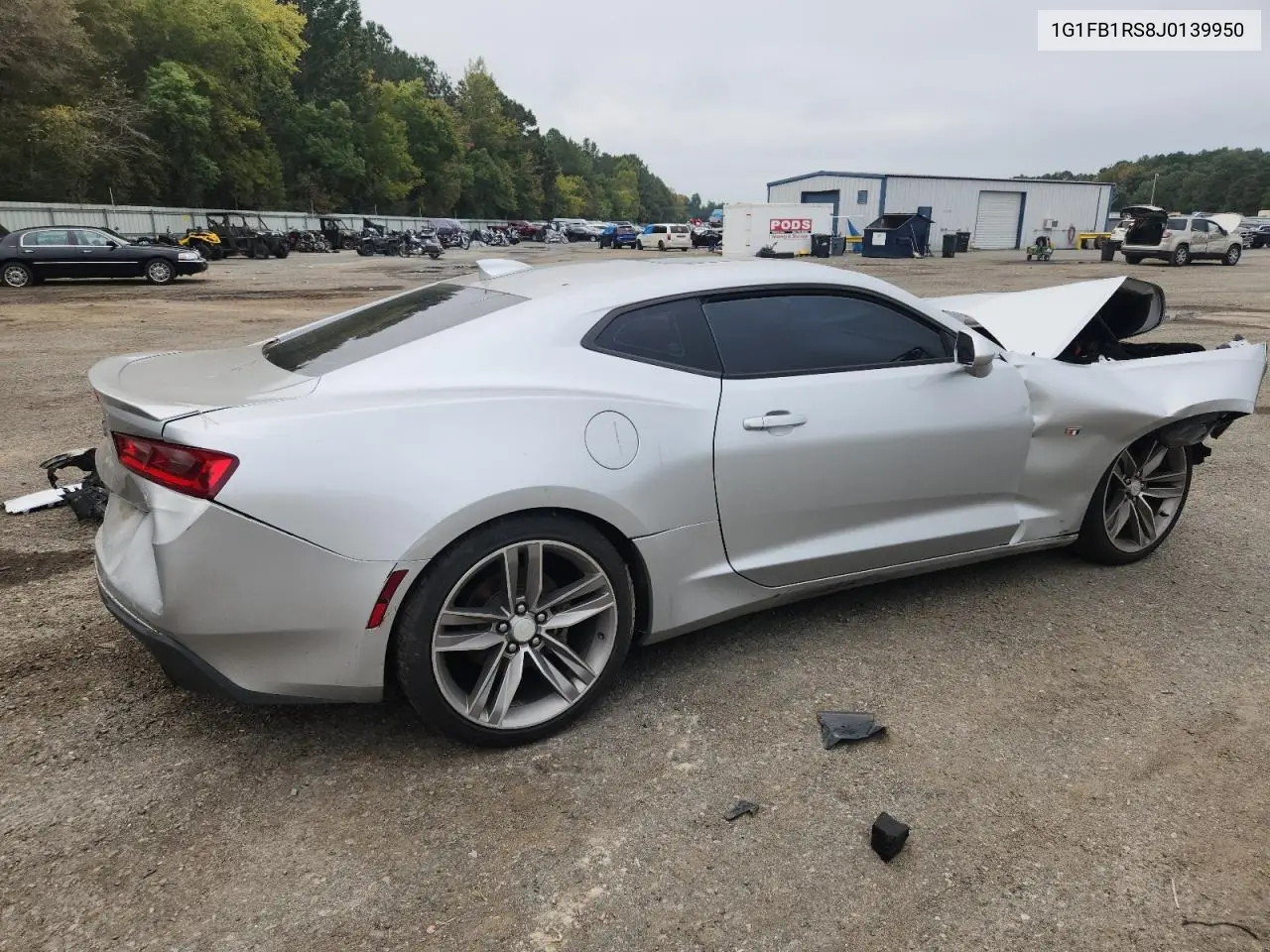 1G1FB1RS8J0139950 2018 Chevrolet Camaro Lt