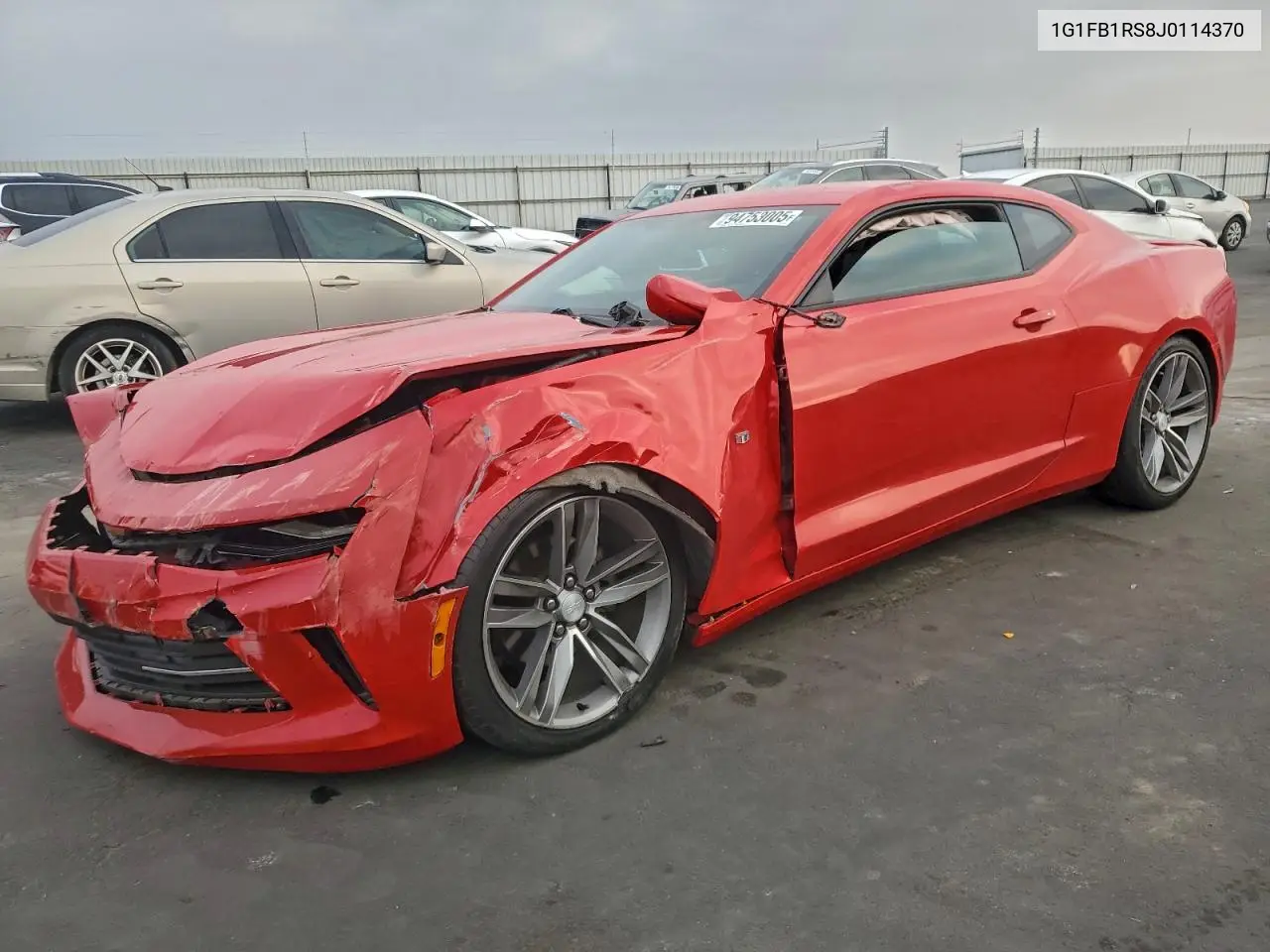 1G1FB1RS8J0114370 2018 Chevrolet Camaro Lt